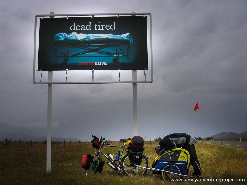 Dead Tired Cycling in New Zealand South Island
