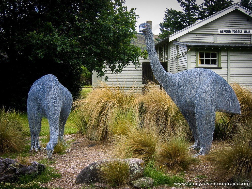 Dinornis Maximus Seddonia (Moas) at Alford Forest New Zealand