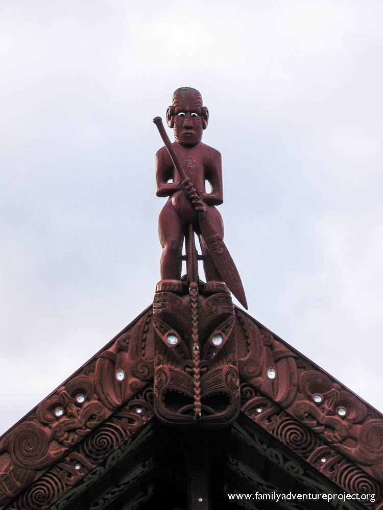 Maori Carving at Waitangi