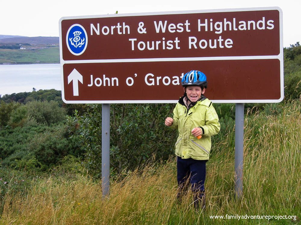 Almost at the end of the Lands end to John O Groats ride 