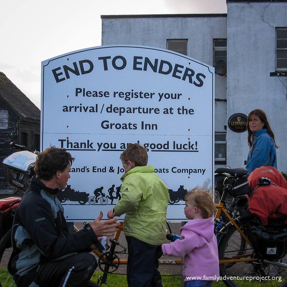 End to Enders Sign John O Groats