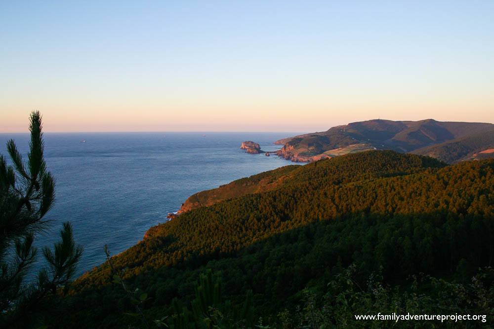 Coast Northern Spain Sunset