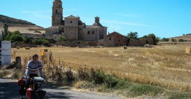 Cycling out of Castrojeriz
