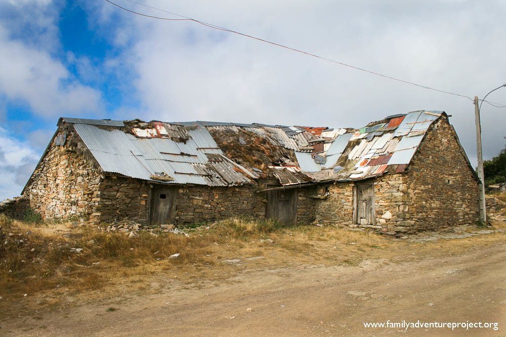 Old abandoned house on Camino de Santiago