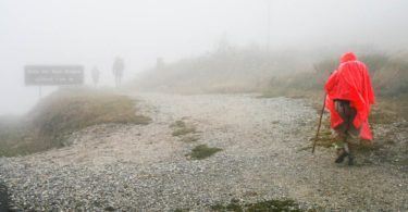 Ponchos in the Mist Heights of O Cereibro Camino de Santiago