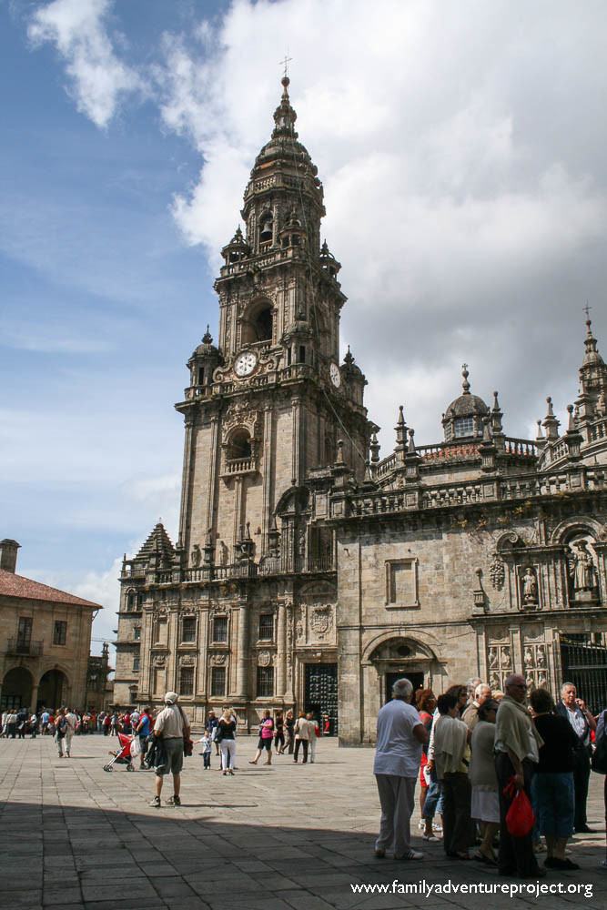 Santiago Cathedral in Santiago de Compostela Santiago Cathedral in Santiago de Compostela