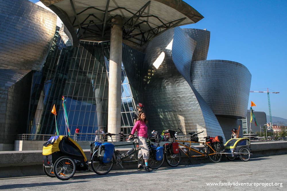 Outside the Guggenheim Bilbao Spain Outside the Guggenheim Bilbao Spain