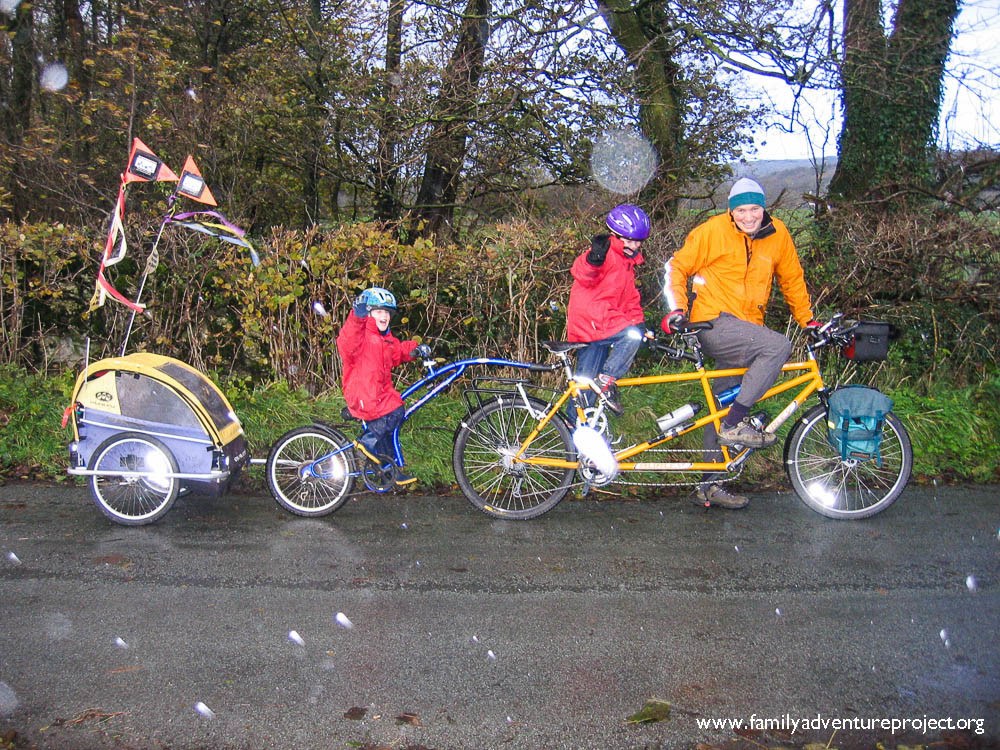 Family on a bike