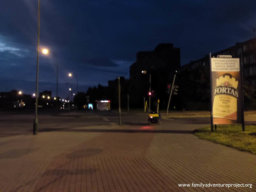 Klaipeda Lithuania at NIght Klaipeda Lithuania at NIght