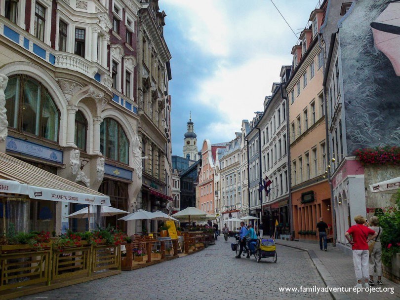 Cycling in Riga, Latvia