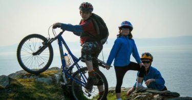 Cycling on Arran Scotland