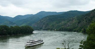Danube from Schloss Durnstein