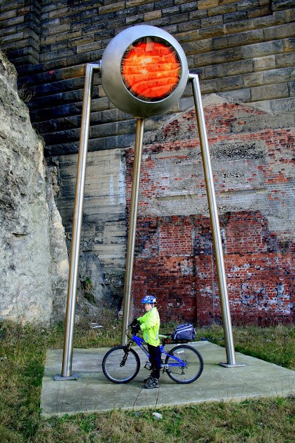 Sun sculpture C2C Sunderland Sun sculpture C2C Sunderland