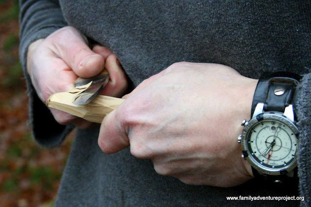 Preparing a drill for firelighting