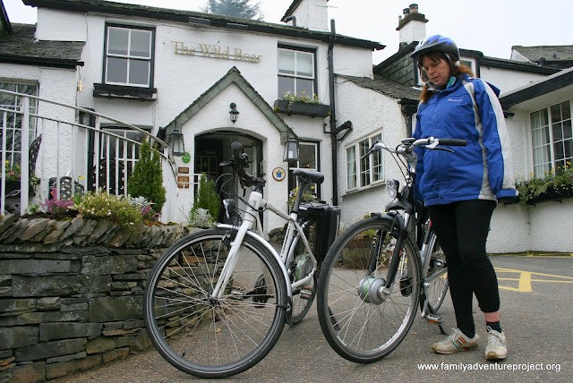 Electric bike hire point at Hotel Electric bike hire point at Hotel