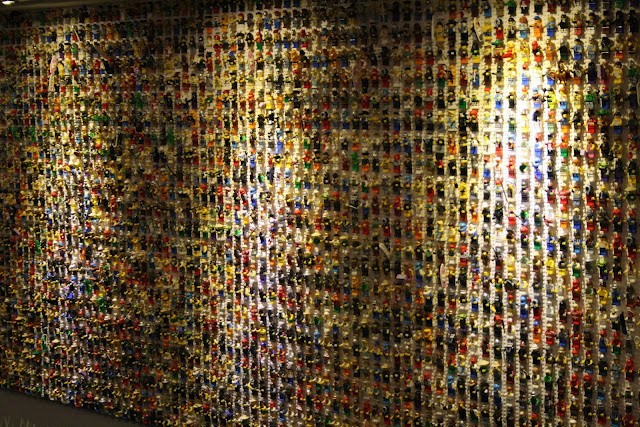 Reception is staffed by thousands of Lego mini figures.... Reception is staffed by thousands of Lego mini figures....