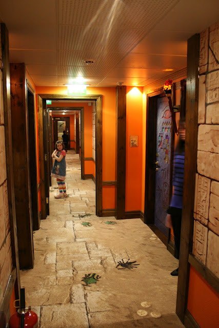 The theme starts in the corridors The theme starts in the corridors