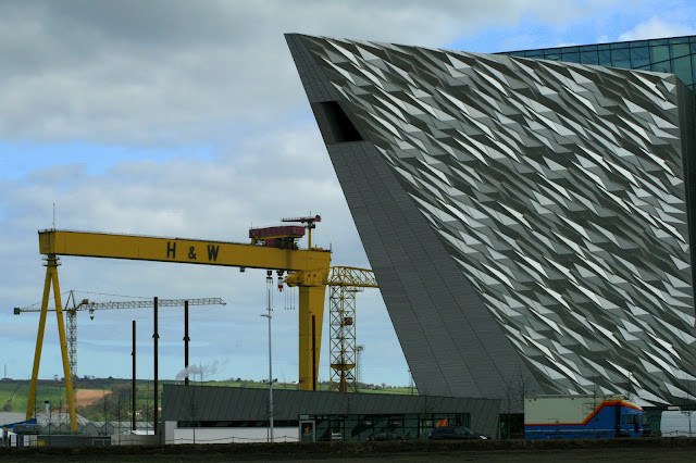 Harland and Wolff Crane and Titanic Belfast Visitor Attraction Belfast