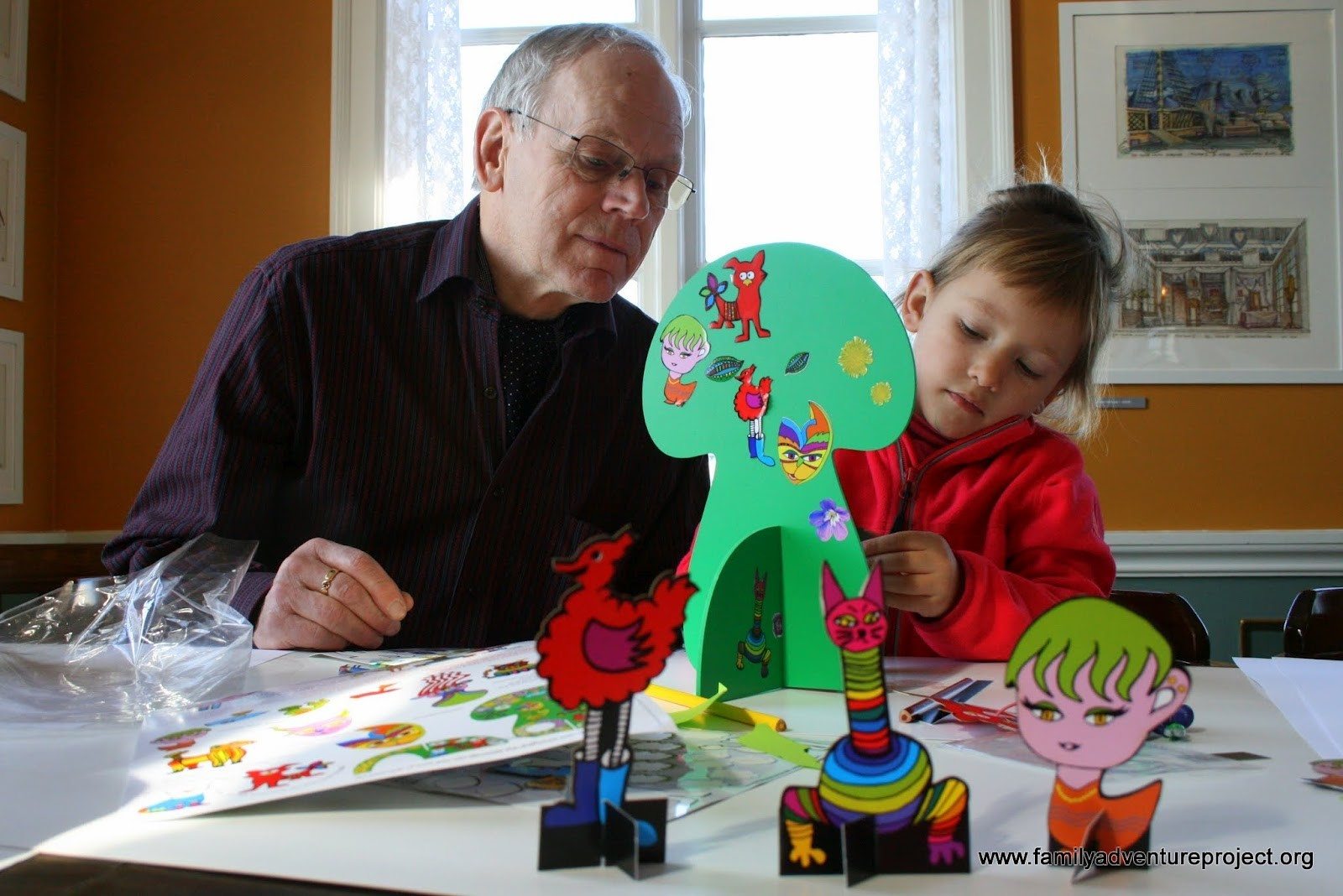 Making an elf house... a typically Icelandic craft activity from Icelandic artist Sigrun Einarsdóttir