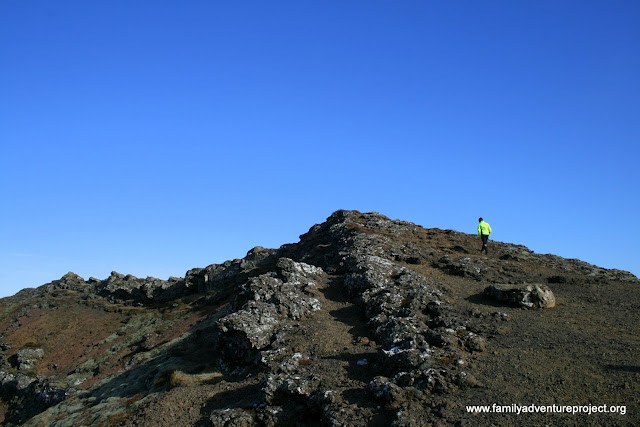 Climbing an Icelandic Crater Climbing an Icelandic Crater