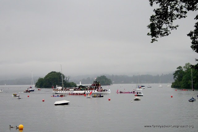 Olympic Torch on Tern Bowness on Windermere Olympic Torch on Tern Bowness on Windermere