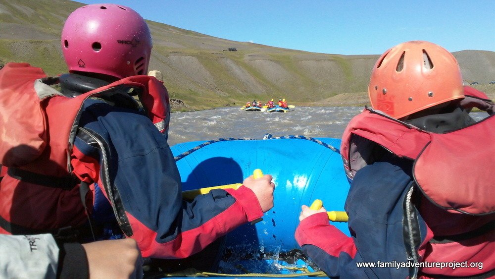 Rafting on the Vestari-Jökulsá, North Iceland DCIM100SPORT 100_0336 Rafting on the Vestari-Jökulsá, North Iceland. Family Rafting Iceland