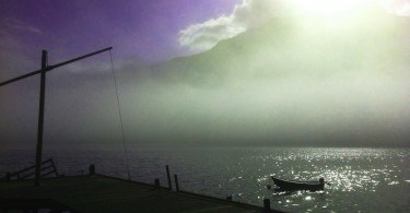 Looking out from Eskifjordur from Boathouse