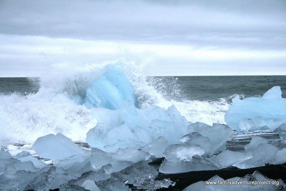 Icebergs in the Sea at Jokulsarlon Icebergs in the Sea at Jokulsarlon