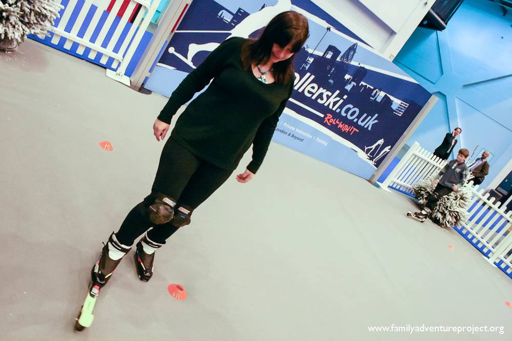 Roller Skiiing