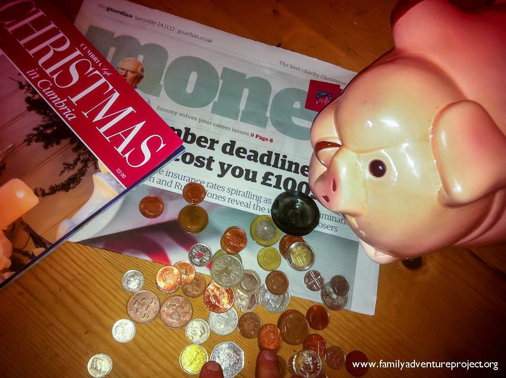 Money and Piggy Bank