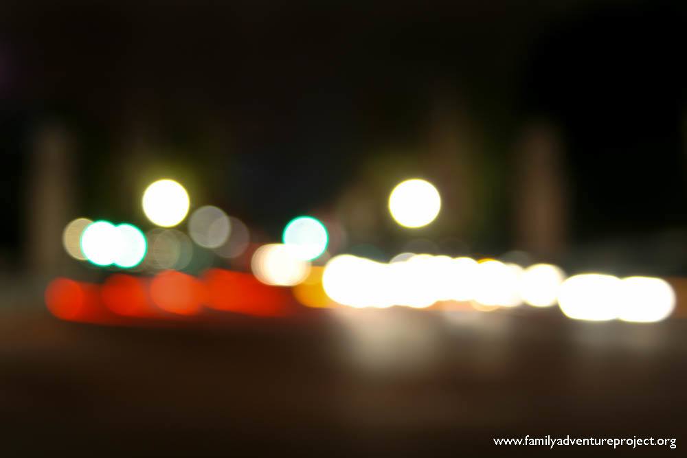 Lights of Traffic at Night