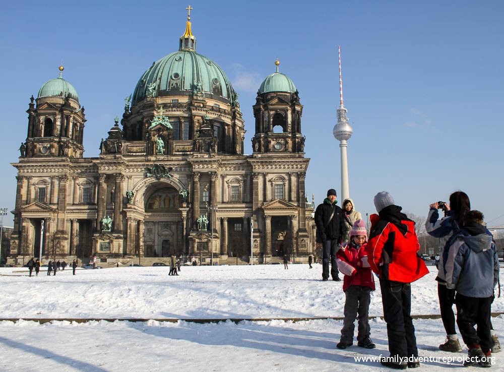 Berliner Dom in the Snow