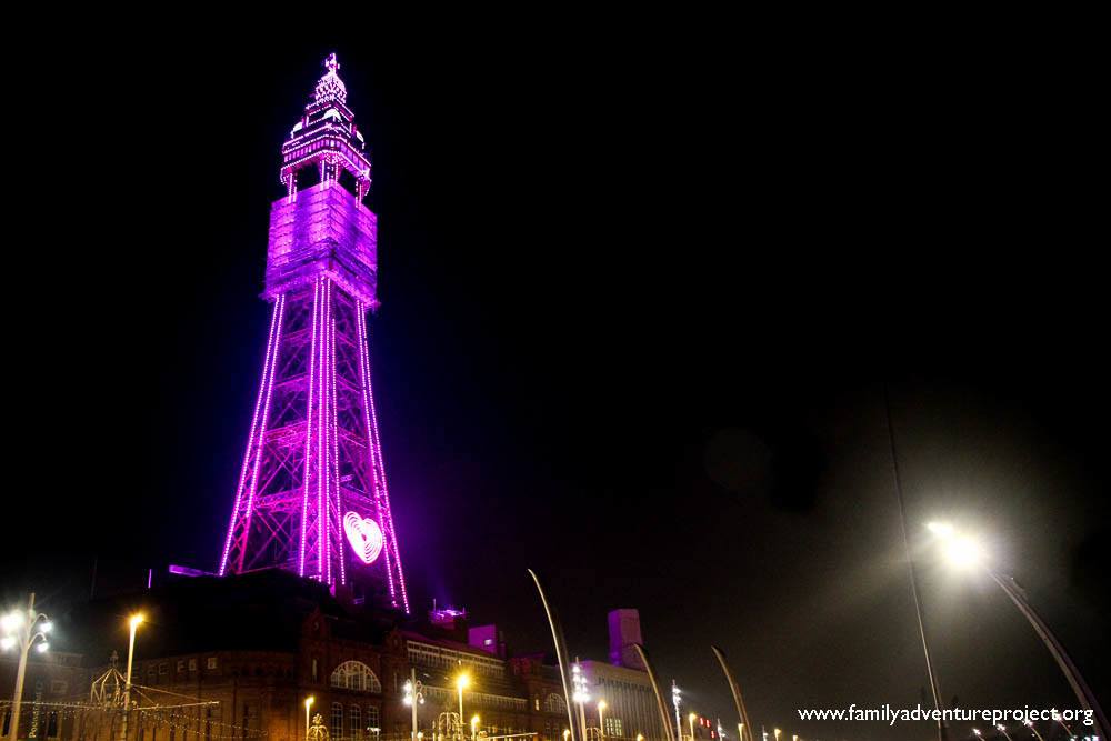 Blackpool Tower by Night Blackpool Tower by night; one more reason to visit Blackpool