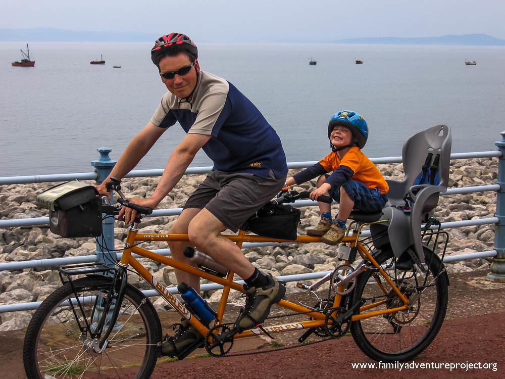 Toddler on Tandem