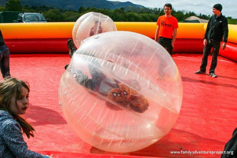 Zorb Balling at Keswick Mountain Festival