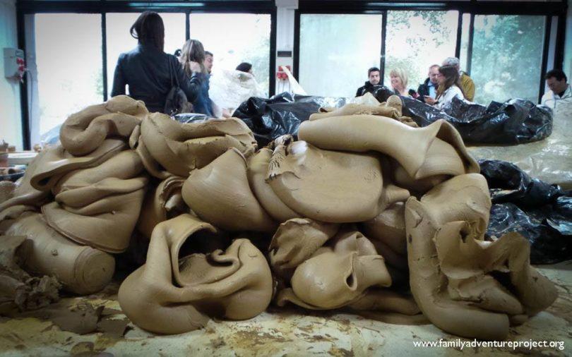 Pottery Workshop Clay PIle