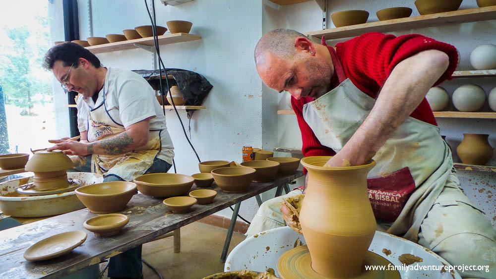 Instructors at the Pottery Workshop Costa Brava