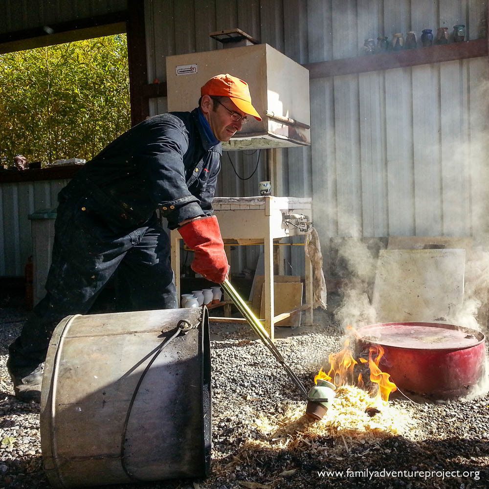 Firing a pot