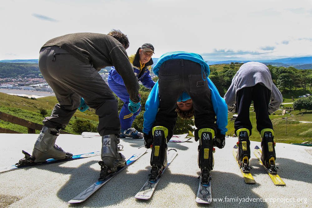 Skiing on the Great Orme