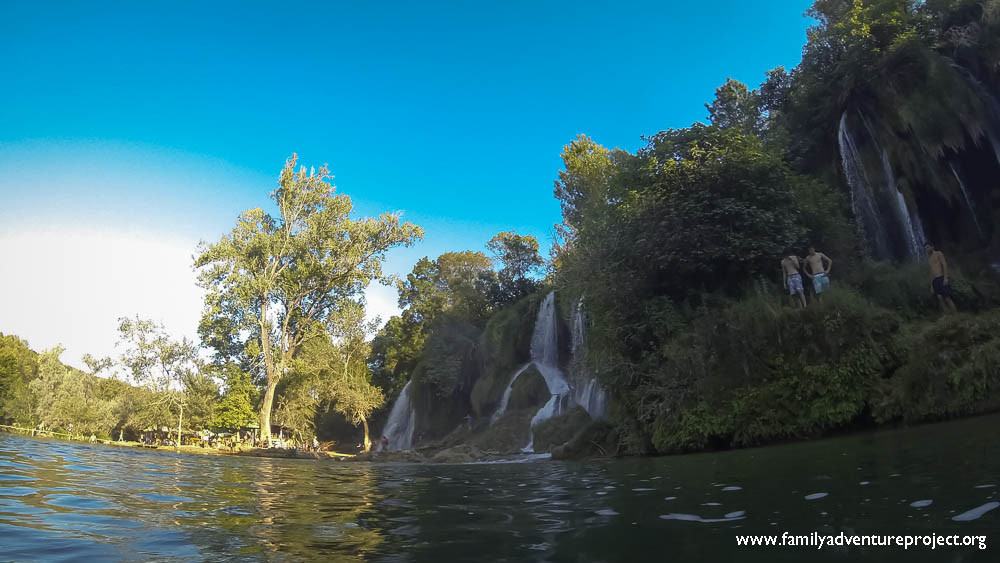 Kravica Waterfalls near Mostar Bosnia