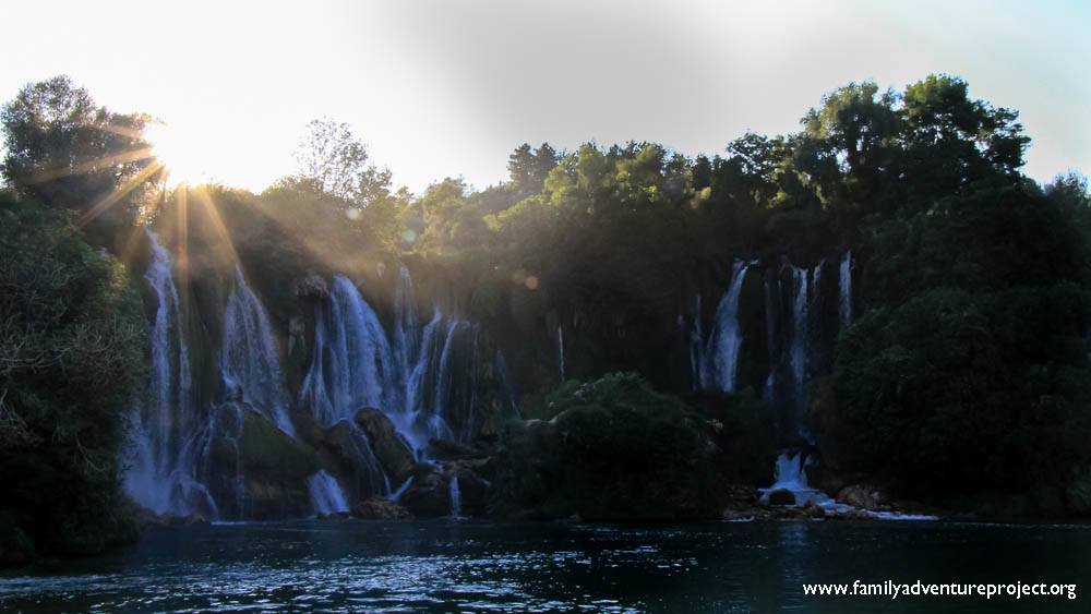 Kravice Falls near Mostar Bosnia