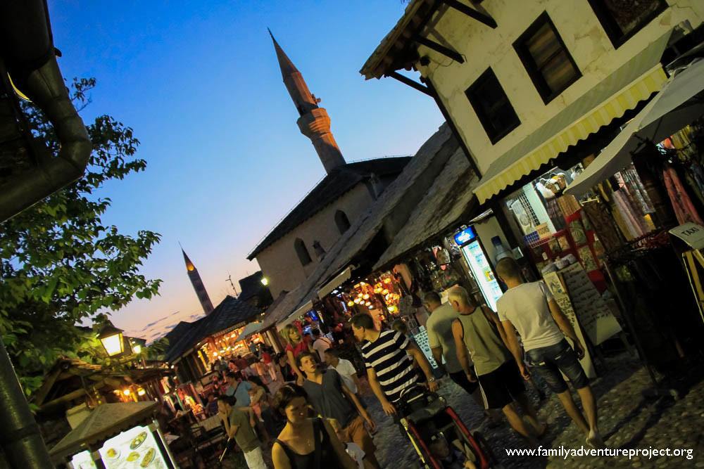 Mostar Old Town at Night Mostar Old Town at Night