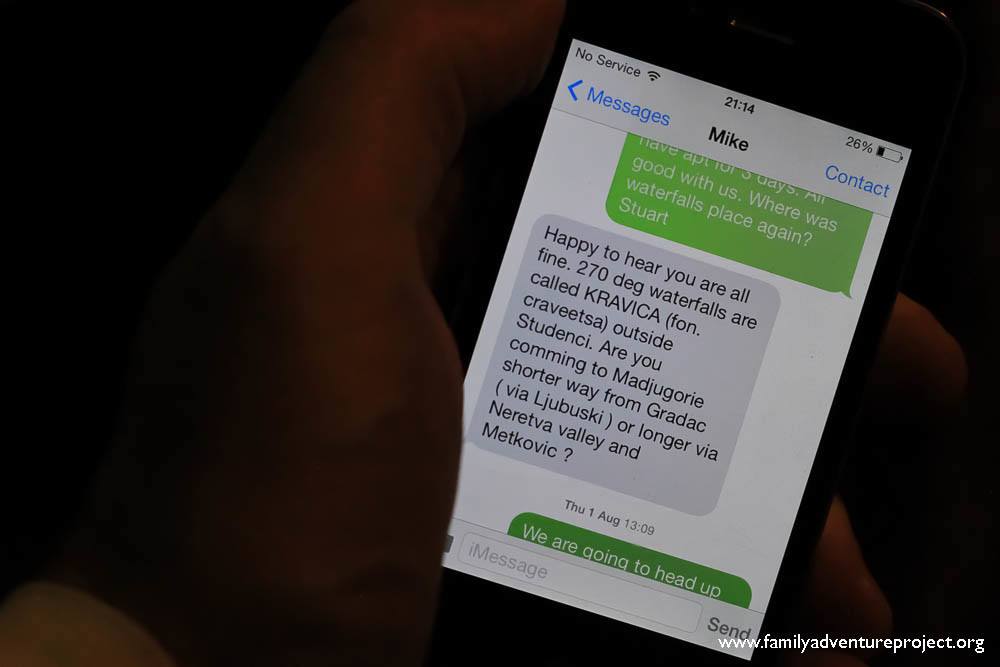 Message on iPhone