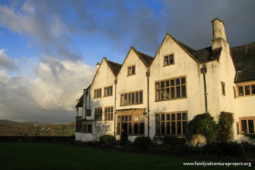 Blackwell the Arts and Crafts House Windermere. Early morning light Blackwell the Arts and Crafts House Windermere. Early morning light