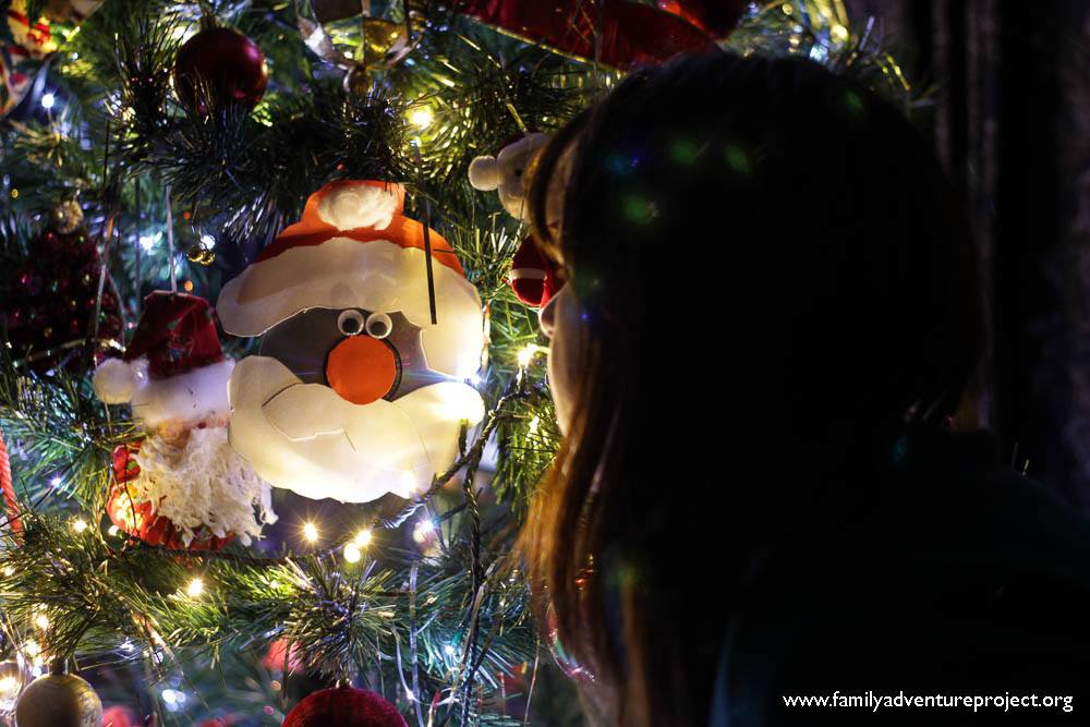 Christmas Baubles on Christmas Tree