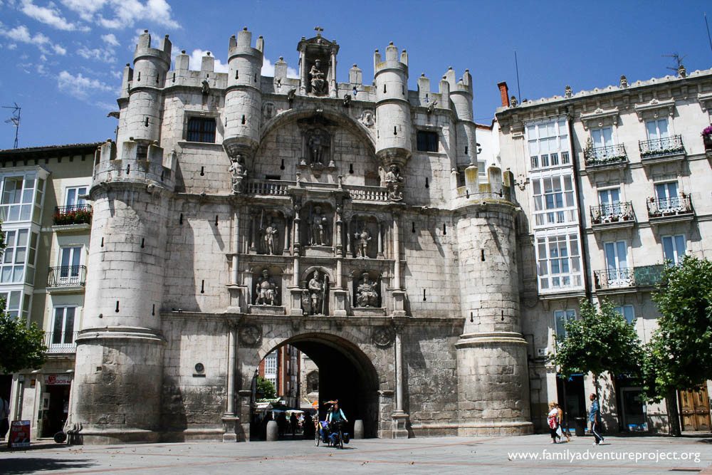 Gates to city of Burgos Arc de Santa Maria Gates to city of Burgos Arc de Santa Maria