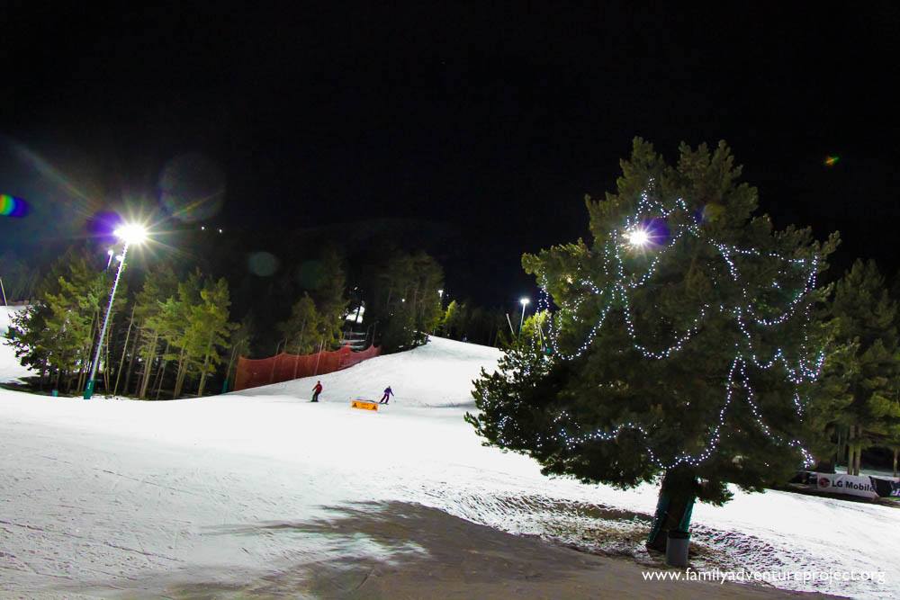 Night Skiing La Masella, Catalonia