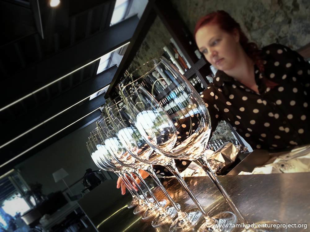 Tasting at Alta Alella Vinyard, Costa Barcelona