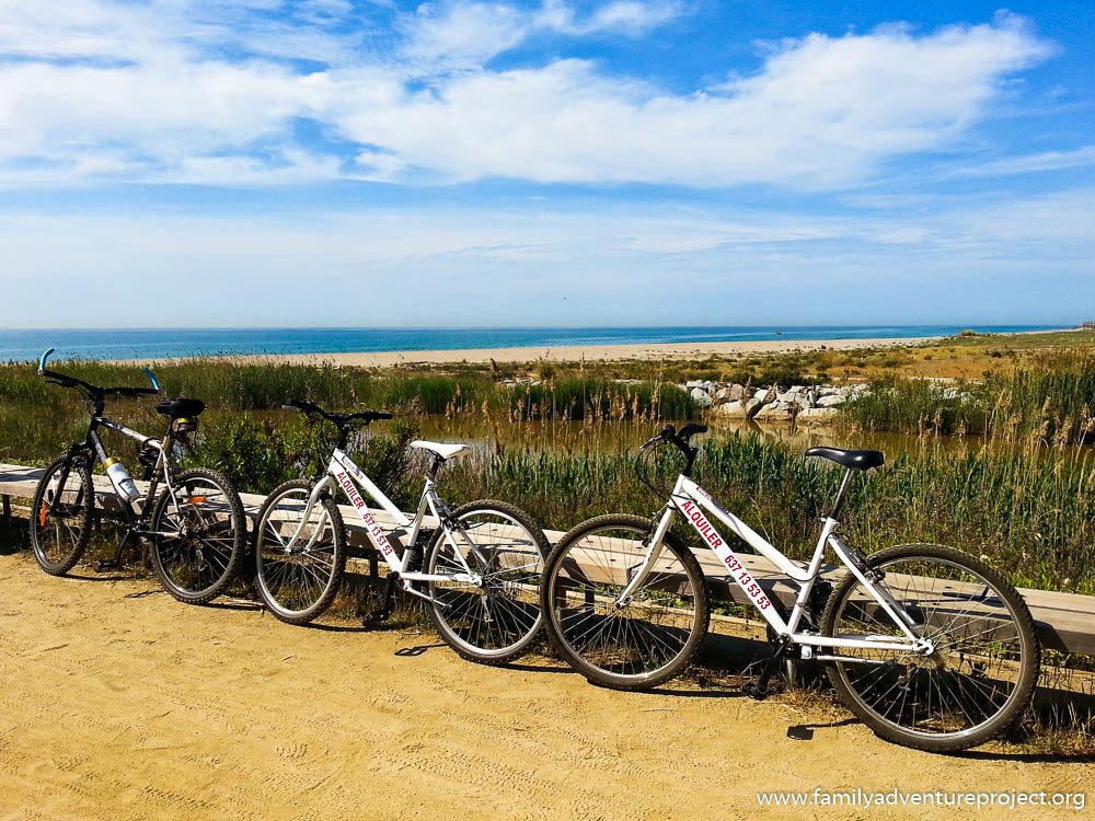 Cycling on the Delta Llobjegat, Costa Barcelona