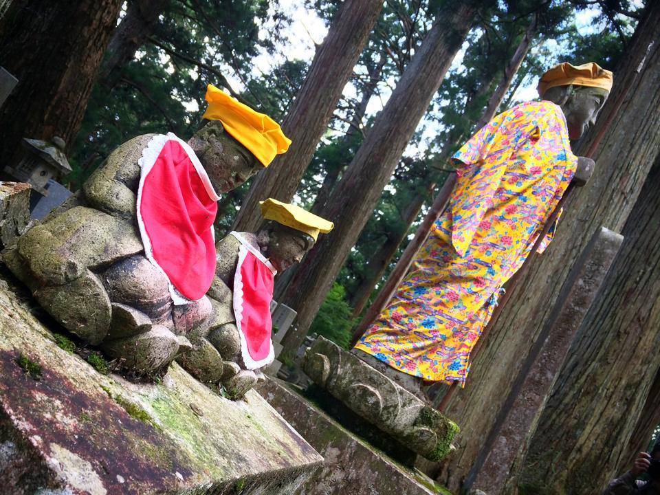 Oku-no-in Buddhist Cemetery in Kyosan, Japan
